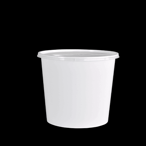 Flat Plastic Containers - 1500ml